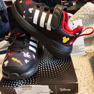 Adidas x Disney Sneakers Mickey Fortarun 2.0 Cloudfoam Shoes Unisex Kid's Size 4